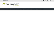 Tablet Screenshot of lantrasoft.com